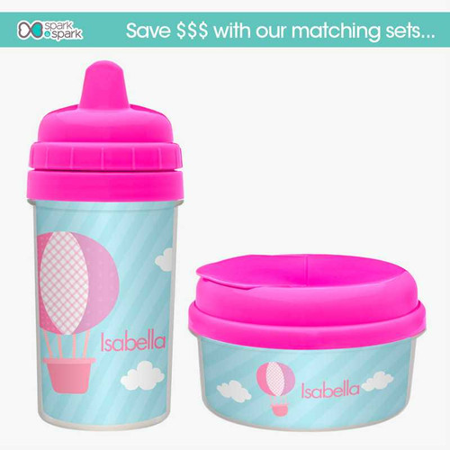 Pink Hot Air Balloon Snack Bowl