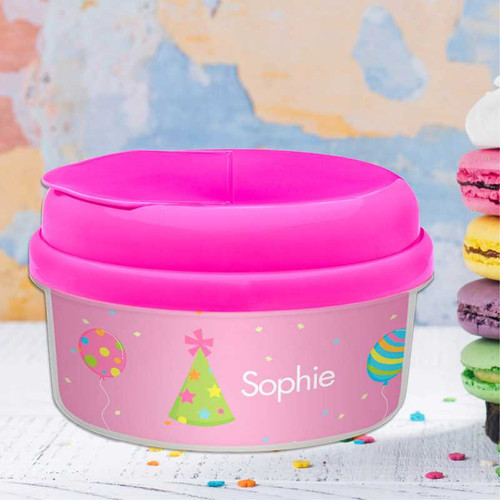 Sweet Bday Girl Personalized Snack Bowl