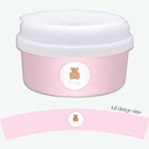 A Sweet Teddy Bear Custom Snack Bowl