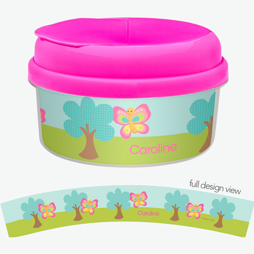 Cute And Sweet Butterfly Personalized Snack Bowls