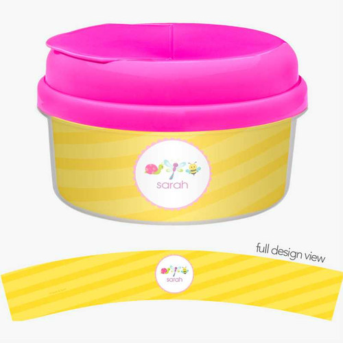 Three Sweet Little Bugs Personalized Snack Bowl