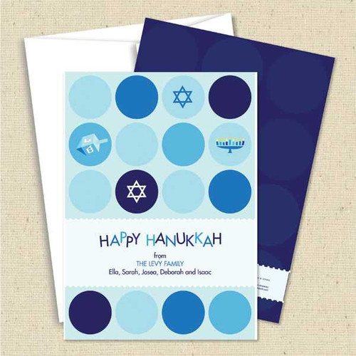 Front and back (optional) with white envelope