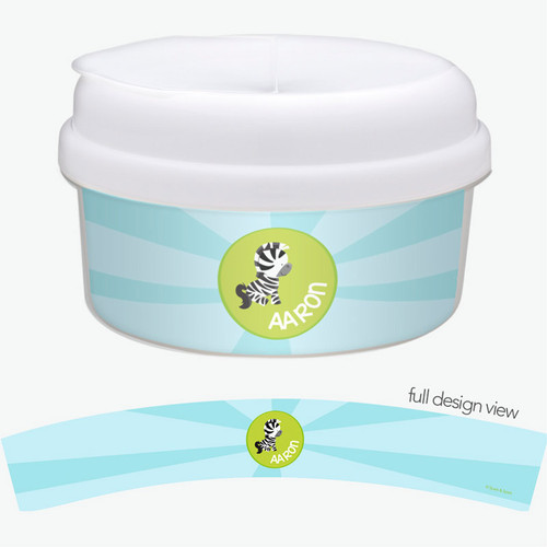 Cute Baby Zebra Snack Bowl