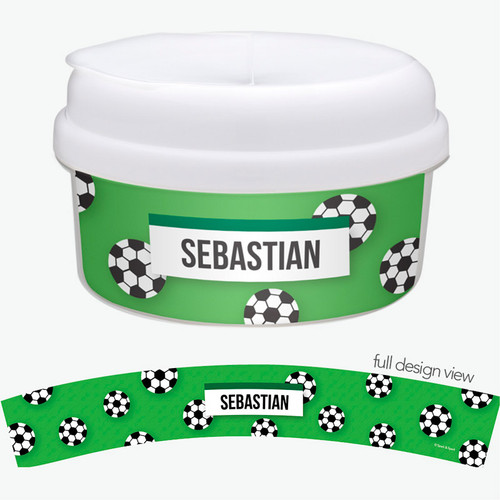 Soccer Fan Green Snack Bowl