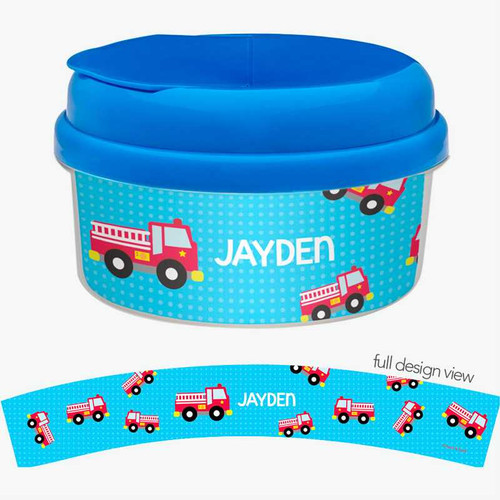 Cool Fire Truck Snack Bowl