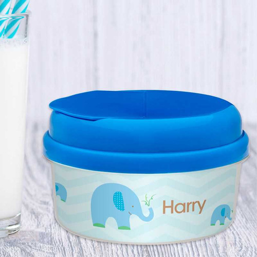 Blue Baby Elephant Toddler Snackbowls