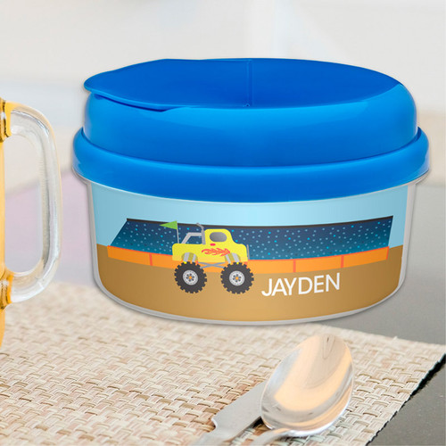 Monster Truck Snack Bowls With Lids