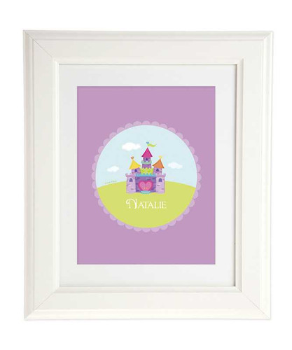 Pretty Heart Castle Kids Wall Art