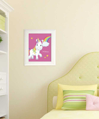 Rainbow Unicorn Kids Wall Art