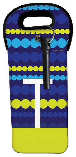 Simply Yellow Dots Wine Tote