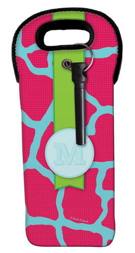 Cute Pink Rocks Wine Tote