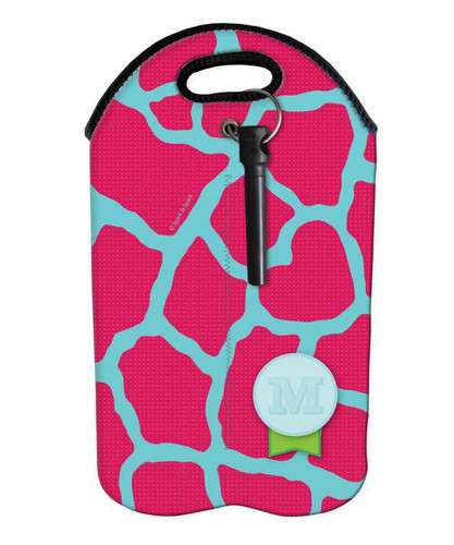 Cute Pink Rocks Wine Tote