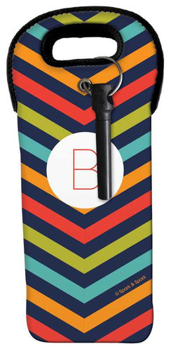 Style in Stripes Wine Tote