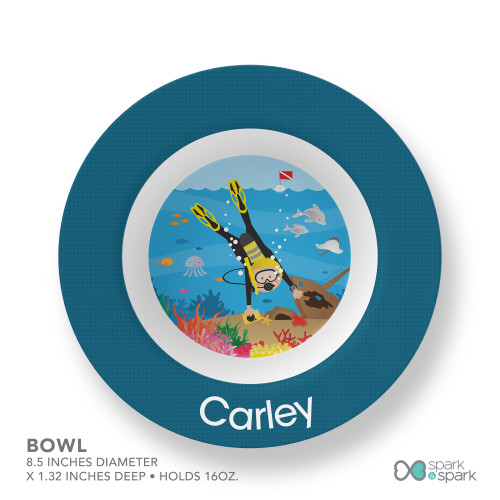 Under the Sea Boy Kids Bowl