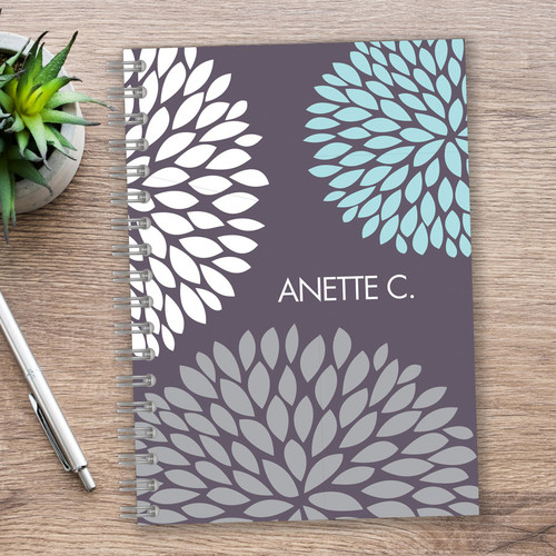 Pom Pom Flowers journal