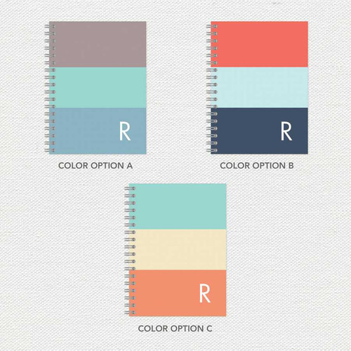 Three Colorful Rows journal