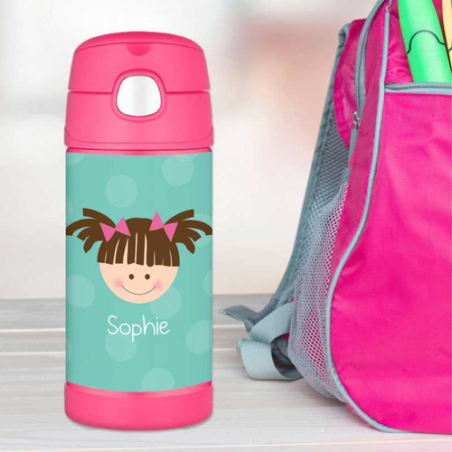 Aqua Just Like Me Personalized Thermos For Kids