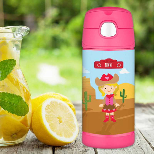 Cowgirl Thermos Bottle