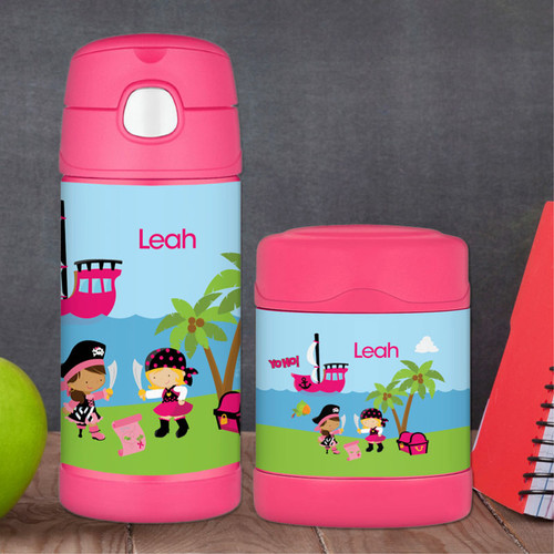 Yo Ho Pirate Girl Thermos Bottle