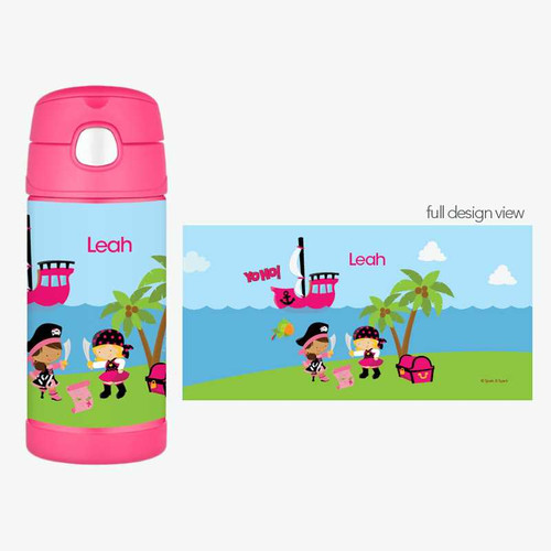 Yo Ho Pirate Girl Thermos Bottle