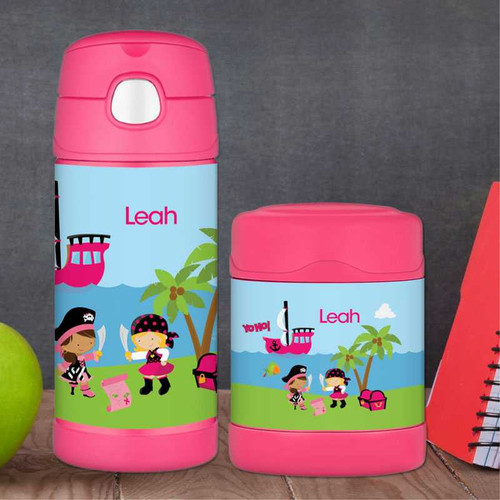 Yo Ho Pirate Girl Thermos Bottle