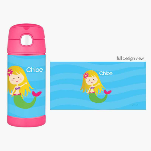 Cute Mermaid Thermos Bottle