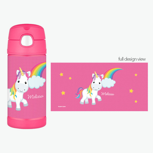 Rainbow Unicorn Thermos Bottle