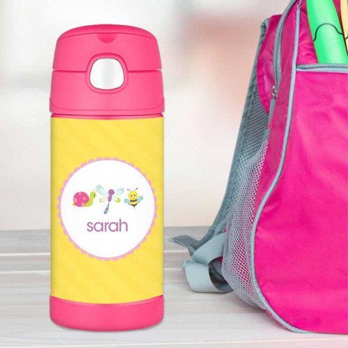 Three Sweet Bugs Personalized Thermos For Kids