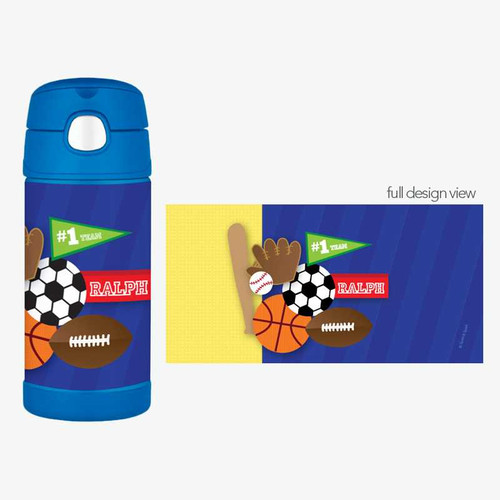 My Love for Sports Thermos Bottle