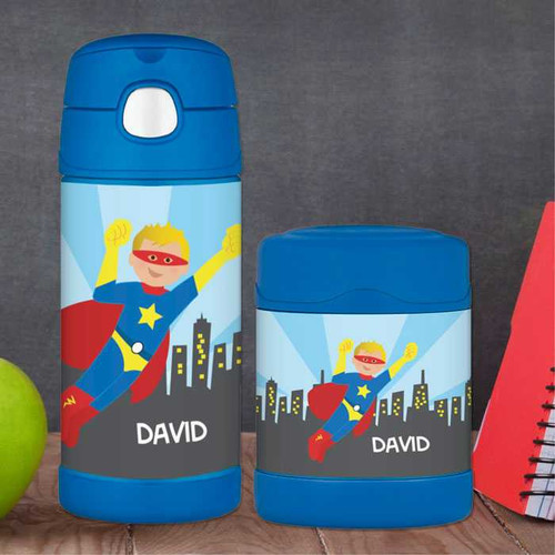 A Cool Superhero Thermos Bottle