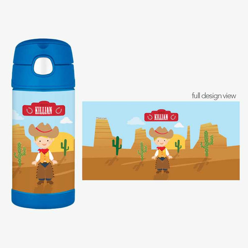Cowboy Thermos Bottle