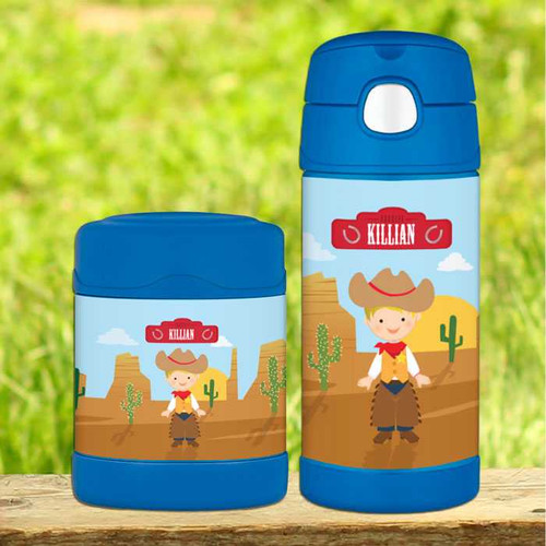 Cowboy Thermos Bottle