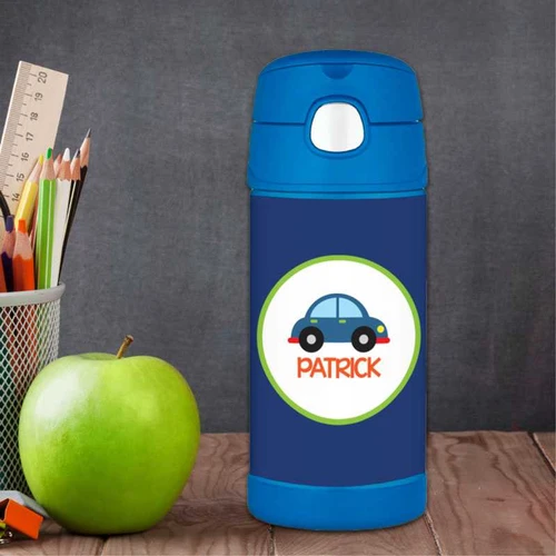 Cute Little Car Boy Thermos