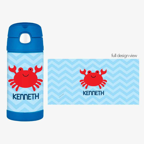 Happy Crab Thermos Bottle