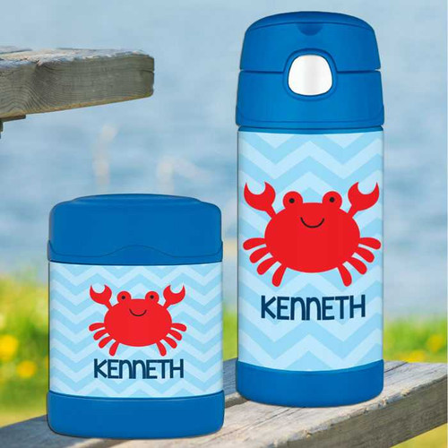 Happy Crab Thermos Bottle