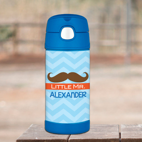 Little Mr. Mustache Thermos Bottle