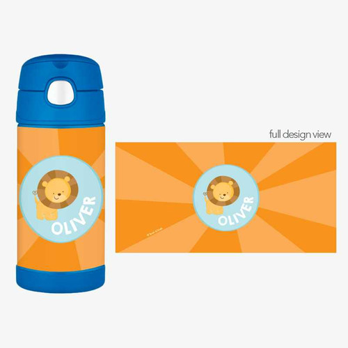 Cute Baby Lion Thermos Bottle