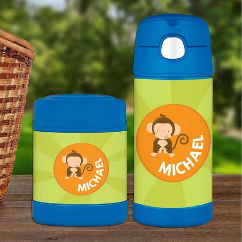 Cute Baby Monkey Thermos Bottle