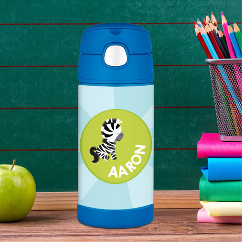 Cute Baby Zebra Thermos Bottle