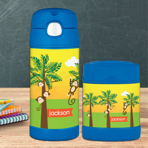 Monkeys in the Jungle Thermos Bottle