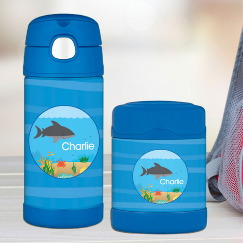 Shark Waves Thermos Bottle