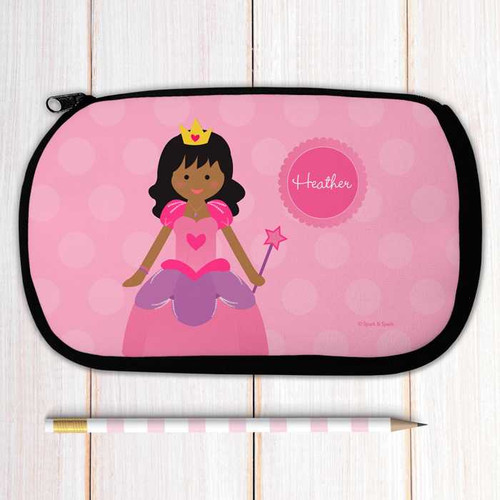 Cute African American Princess Pencil Case