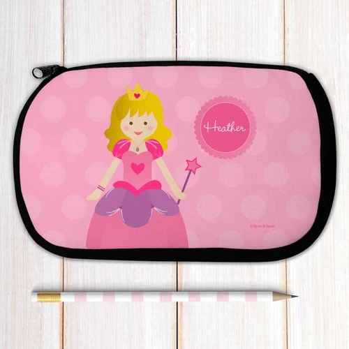 Cute Blonde Princess Pencil Case
