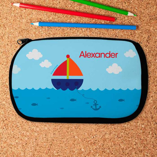 Sailing the Blue Ocean Pencil Case by Spark & Spark