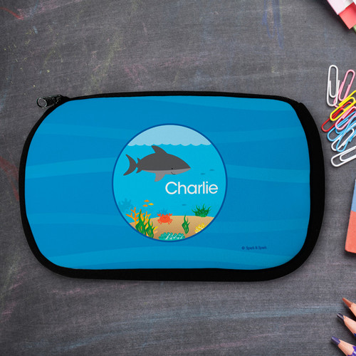 Shark Waves Pencil Case by Spark & Spark