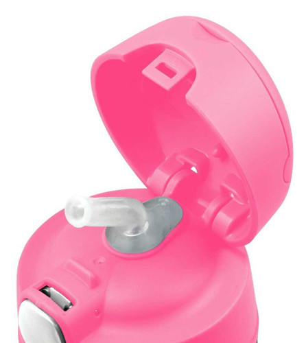 Double Initial Pink Thermos Bottle