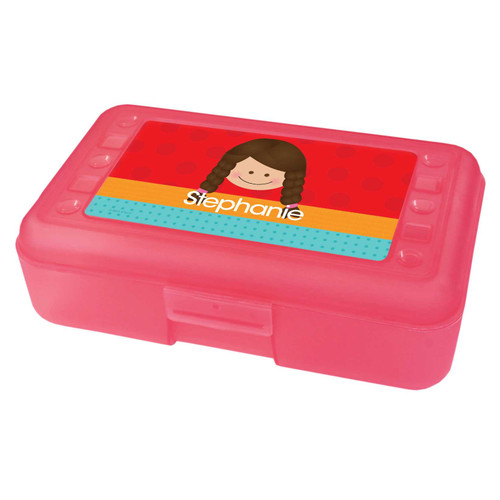red just like me pencil box for kids