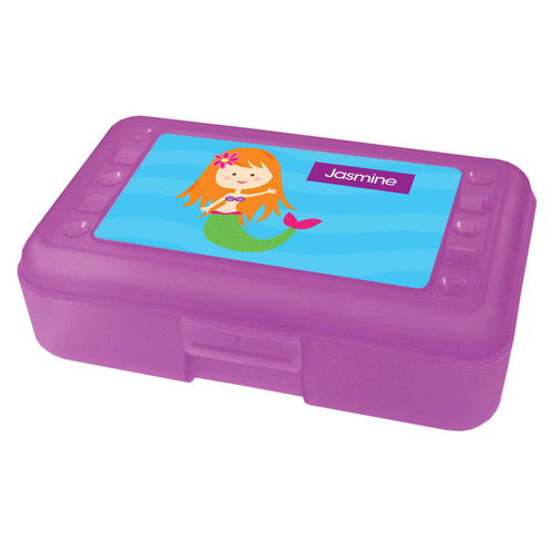 Cute Mermaid Personalized Pencil Box