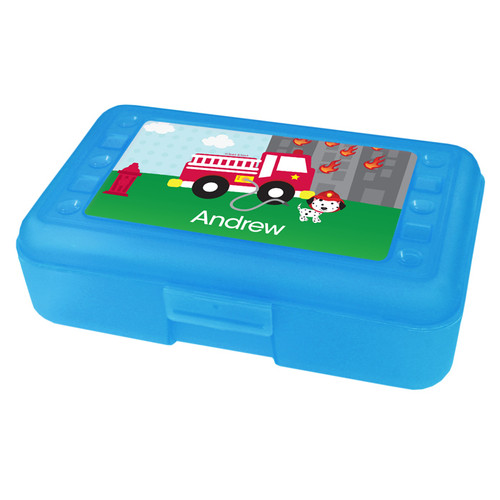 Fighting Fire Personalized Pencil Box