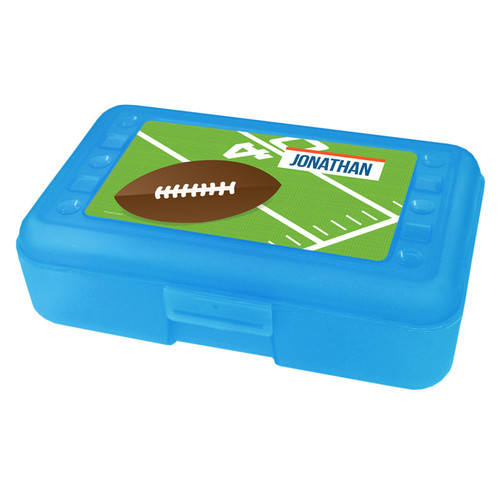 Football Fan Personalized Pencil Box